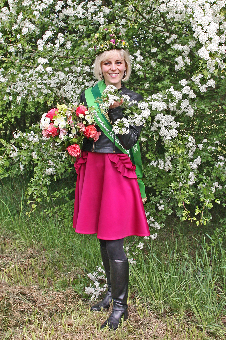 23. Sächsische Blütenkönigin Antje I.